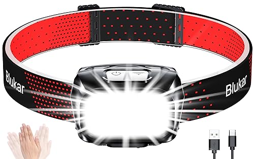 Blukar Led Stirnlampe Wiederaufladbar 2000 Lumen Ultra Kopflampe